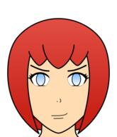 artist:ayutac blue_eyes character:pirate female front_view head_only looking_at_viewer medium_hair meta:me's_pirate_contest red_hair simple_background smile solo white_background // 342x399 // 33KB // rating:Safe