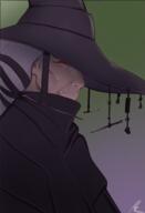 artist:pkay black_headwear black_robe character:belavierr_donamia female grey_hair hat human long_hair looking_at_viewer needle orange_eyes robe side_view solo spoiler:book12 spoiler:volume6 thread witch witch_hat // 408x600 // 250KB // rating:Safe