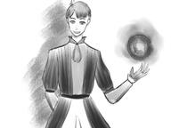 arm_raised artist:theoko character:charles_de_trevalier front_view human looking_down lord magic male monochrome nobility robe short_hair simple_background smile solo spoiler:book4 spoiler:volume3 standing upper_body white_background // 1600x1200 // 100KB // rating:Safe
