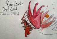 artist:guliver close_up flower insect leaf meta:inntober meta:inntober_2023 meta:tagme prompt3 prompt_magic red rune_spider spider spoiler:volume7 text // 3920x2715 // 571KB // rating:Safe