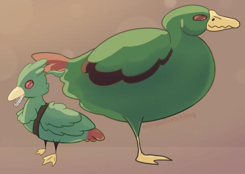 artist:wingedhatchling character:rags duck hobgoblin meta:TWISocialMedia // 3371x2400 // 1.6MB // rating:Safe