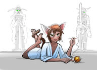 alterkin artist:mg brown_eyes brown_hair cat_ears character:revi_cotton lying medium_hair meta:tagme needle spoiler:book2 stitch-folk stitches tail thread // 3300x2400 // 1.7MB // rating:Safe