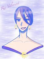 artist:theoko blue_background caption character:rie_valerund earring female front_view human jewelry lady medium_hair meta:tagobj nobility pale_skin purple_eyes purple_hair smile solo spoiler:book6 spoiler:volume4 upper_body // 1152x1536 // 91KB // rating:Safe