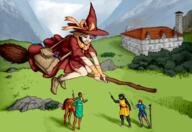artist:enyavar artist:lechatdemon bag broom centaur character:bezale character:erin_solstice character:montressa_du_valeross character:palt_fenrisol dress earther feather female front_view grass hat hill holding_staff holding_wand hoof human illusionist inn innkeeper lady looking_down mage male meta:tagme minotaur nobility pants pipe plant pointing potion shoes side_view sitting_on_broom sky smoke smoking spoiler:volume9 staff standing tail tower tree wand wandering_inn white_background window witch_hat // 3256x2240 // 1.4MB // rating:Safe
