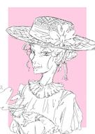 artist:johndoe character:eloise_du_havin cup dress female flower front_view hat human lady medium_hair nobility open_mouth pink_background simple_background smile solo spoiler:book12 spoiler:volume6 steam tea upper_body witch // 1364x1929 // 542KB // rating:Safe