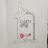 artist:lanrae caption character:califor_weishart flower front_view grave hat headstone leaf meta:inntober meta:inntober_2023 monochrome plant poppy prompt23 prompt_witch simple_background solo spoiler:book12 spoiler:volume6 stone text white_background witch witch_hat // 3024x3024 // 315KB // rating:Safe