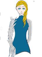 artist:theoko blonde_hair blue_dress blue_eyes byres character:yvlon_byres dress female front_view human lady long_hair no_legs nobility simple_background solo spoiler:book14 spoiler:volume6 warrior white_background // 1536x2048 // 1.0MB // rating:Safe