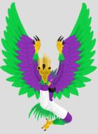 artist:panzersoul attack barefoot beak character:peki feather female flying front_view garuda green_feather looking_at_viewer martial_artist pants purple_feather sharp_nails simple_background solo spoiler:book11 spoiler:volume6 transparent_background white_legwear // 1147x1570 // 888KB // rating:Safe