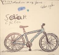 artifact artist:qthebird bicycle caption monochrome side_view simple_background solar_cycles spoiler:volume7 text wheel yellow_background // 1883x1769 // 477KB // rating:Safe