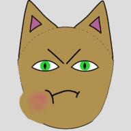 alterkin artist:me blush cat_ears character:revi_cotton female front_view frown green_eyes head_only looking_at_viewer mage simple_background solo spoiler:book2 stitch-folk stitches thread transparent_background // 768x768 // 98KB // rating:Safe
