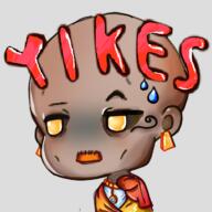 artist:bobo_plushie bald character:fetohep earring emote front_view jewelry king male necklace nobility open_mouth simple_background solo spoiler:book13 spoiler:volume6 sweat_drop transparent_background undead upper_body yellow_eyes // 370x370 // 156KB // rating:Safe